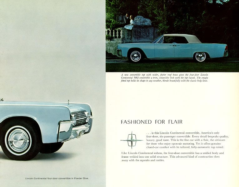 1962 Lincoln Continental Brochure Page 5